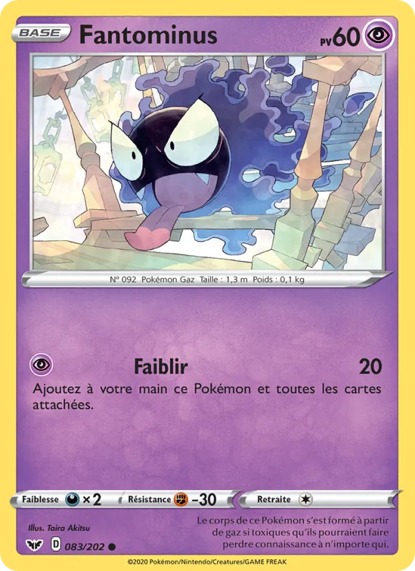 Carte Fantominus 83/202 – Épée et Bouclier