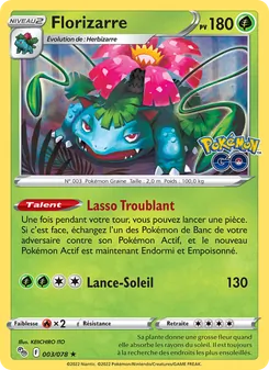 Carte Florizarre 003/078 – Pokémon GO