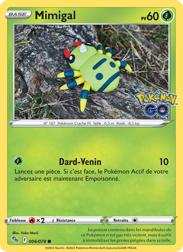 Carte Mimigal 006/078 – Pokémon GO