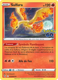 Carte Sulfura 012/078 – Pokémon GO