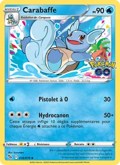 Carte Carabaffe 016/078 – Pokémon GO
