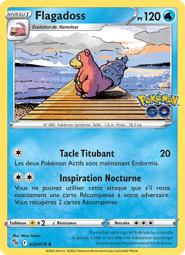 Carte Flagadoss 020/078 – Pokémon GO