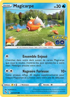 Carte Magicarpe 021/078 – Pokémon GO