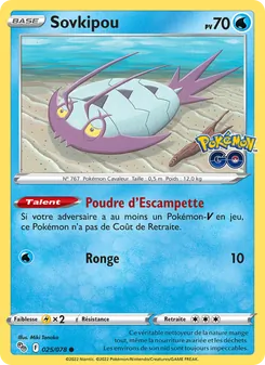 Carte Sovkipou 025/078 – Pokémon GO