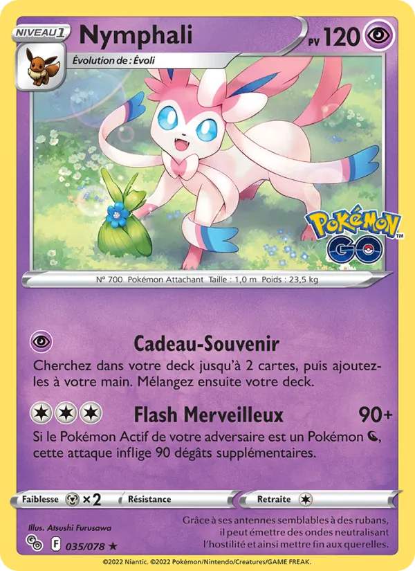 Carte Nymphali 035/078 – Pokémon GO