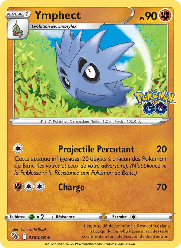 Carte Ymphect 038/078 – Pokémon GO