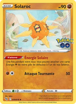 Carte Solaroc 039/078 – Pokémon GO