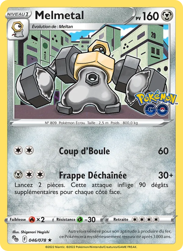 Carte Melmetal 046/078 – Pokémon GO