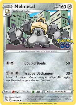 Carte Melmetal 046/078 – Pokémon GO