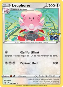 Carte Leuphorie 052/078 – Pokémon GO