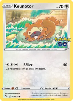 Carte Keunotor 059/078 – Pokémon GO