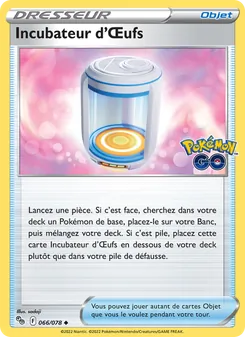 Carte Incubateur d'Œufs 066/078 – Pokémon GO