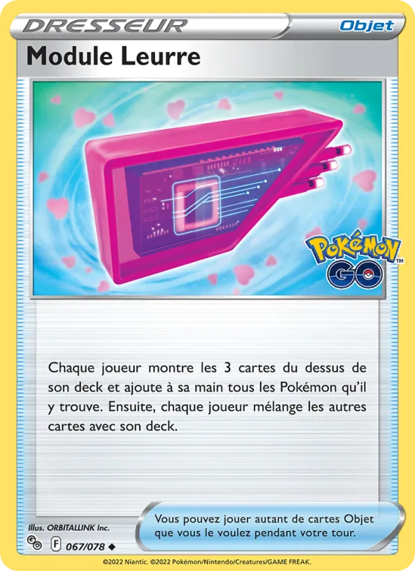 Carte Module Leurre 067/078 – Pokémon GO