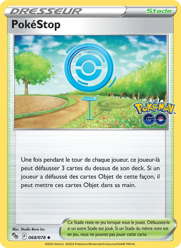 Carte PokéStop 068/078 – Pokémon GO