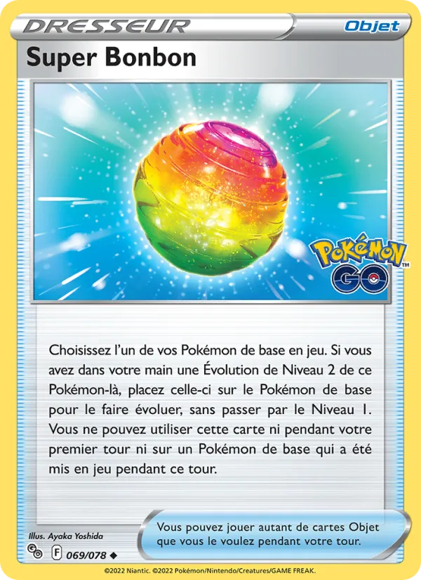 Carte Super Bonbon 069/078 – Pokémon GO