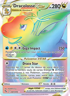 Carte Dracolosse VSTAR 081/078 – Pokémon GO