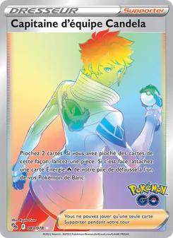 Carte Capitaine d'équipe Candela 083/078 – Pokémon GO