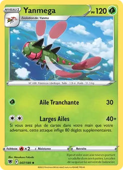 Carte Yanmega 007/189 – Astres Radieux