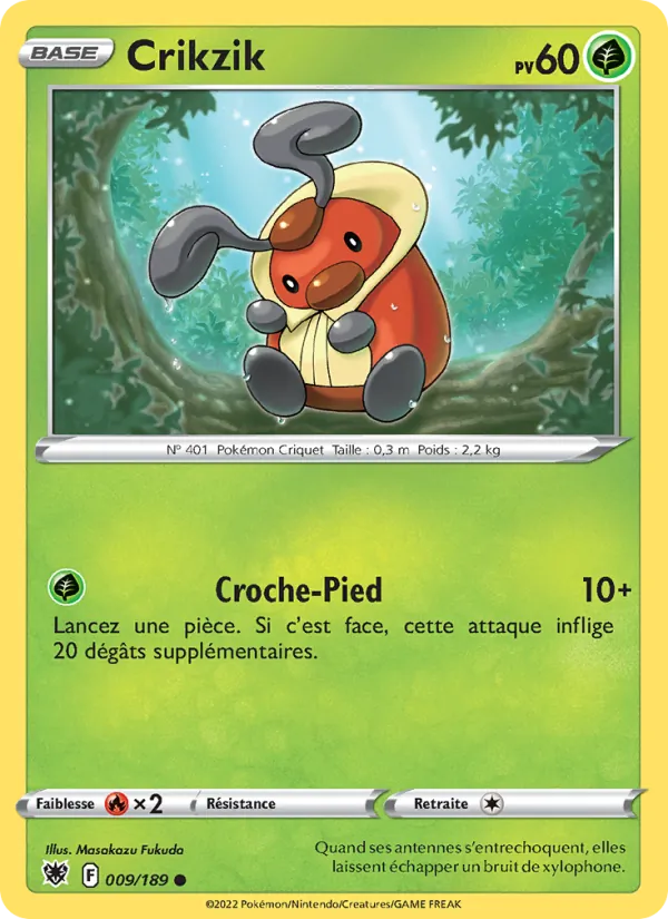 Carte Crikzik 009/189 – Astres Radieux
