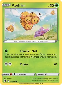 Carte Apitrini 011/189 – Astres Radieux