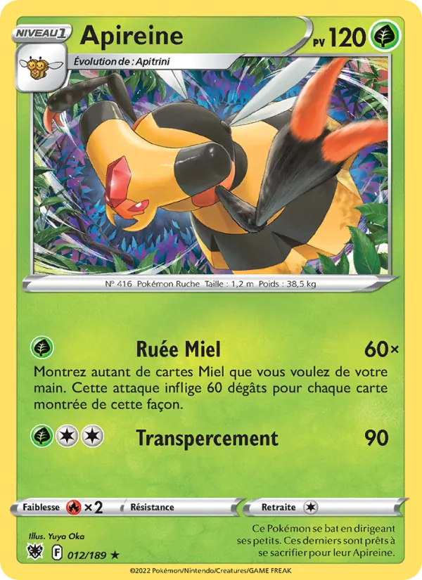 Carte Apireine 012/189 – Astres Radieux