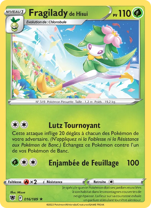 Carte Fragilady de Hisui 016/189 – Astres Radieux