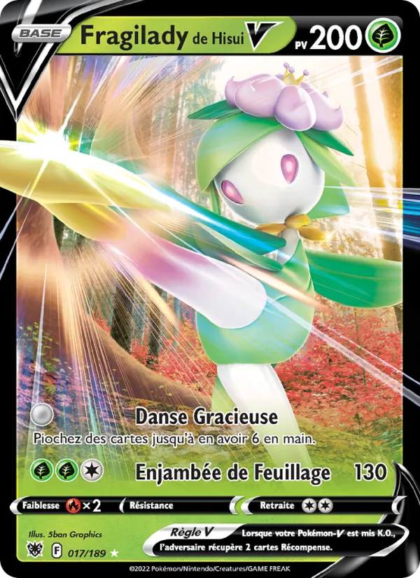 Carte Fragilady de Hisui V 017/189 – Astres Radieux