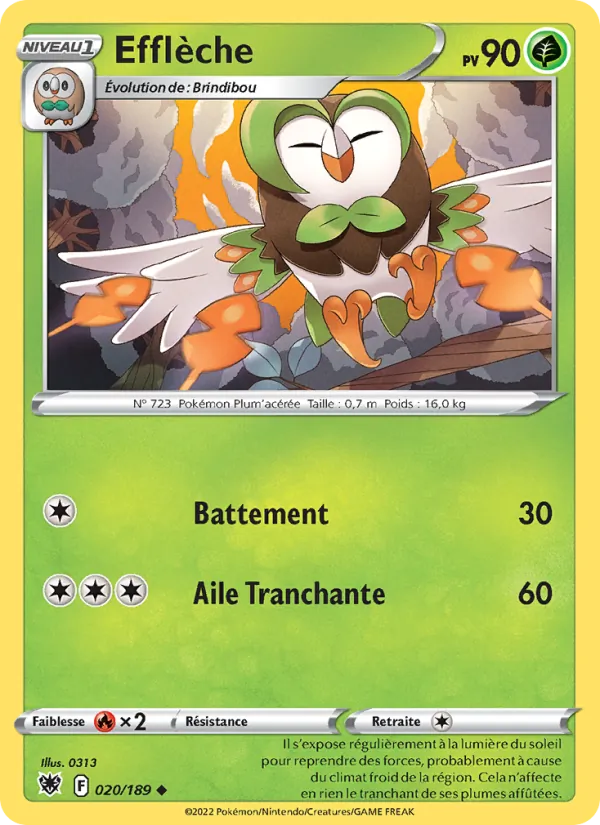 Carte Efflèche 020/189 – Astres Radieux