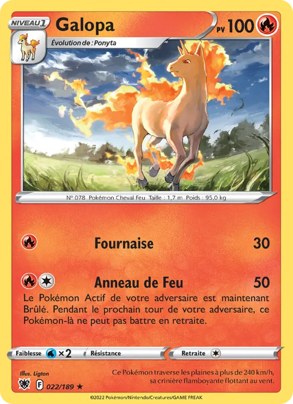 Carte Galopa 022/189 – Astres Radieux