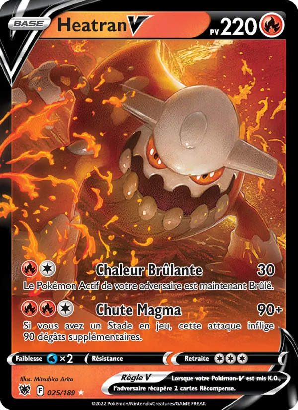 Carte Heatran V 025/189 – Astres Radieux