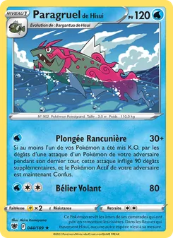 Carte Paragruel de Hisui 044/189 – Astres Radieux