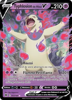 Carte Typhlosion de Hisui V 053/189 – Astres Radieux