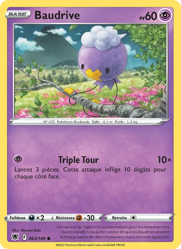 Carte Baudrive 063/189 – Astres Radieux
