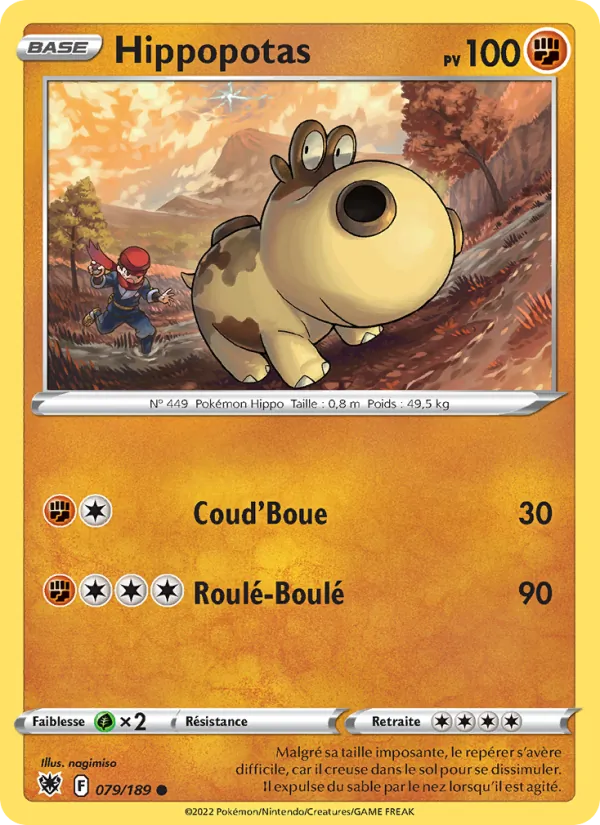 Carte Hippopotas 079/189 – Astres Radieux