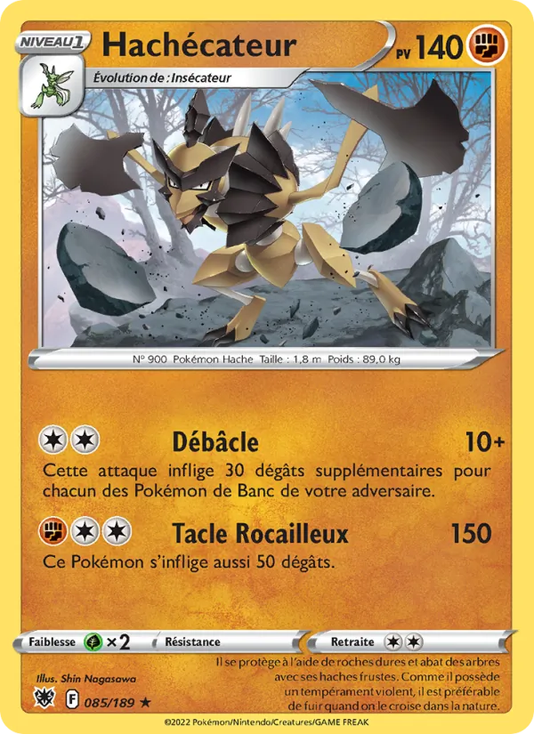 Carte Hachécateur 085/189 – Astres Radieux