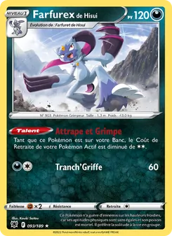 Carte Farfurex de Hisui 093/189 – Astres Radieux