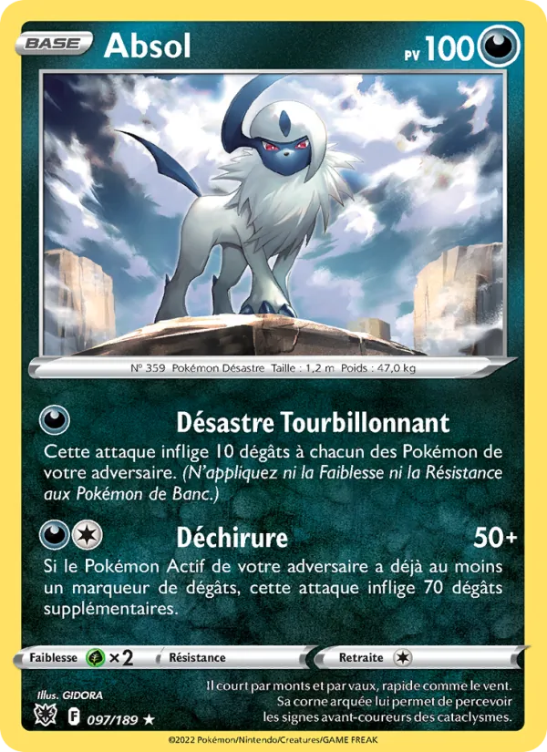Carte Absol 097/189 – Astres Radieux