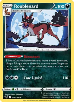 Carte Roublenard 104/189 – Astres Radieux