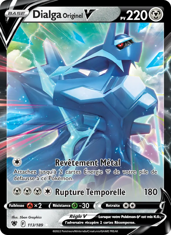 Carte Dialga Originel V 113/189 – Astres Radieux