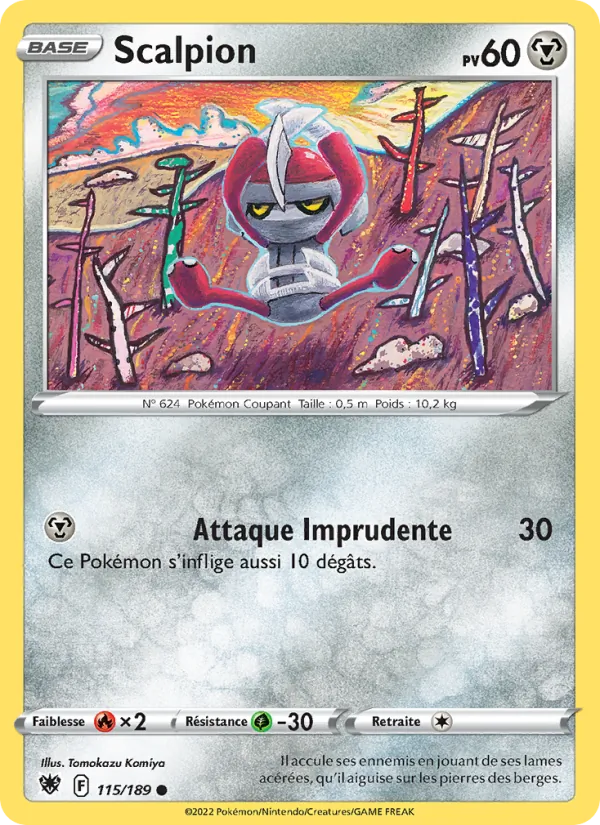 Carte Scalpion 115/189 – Astres Radieux
