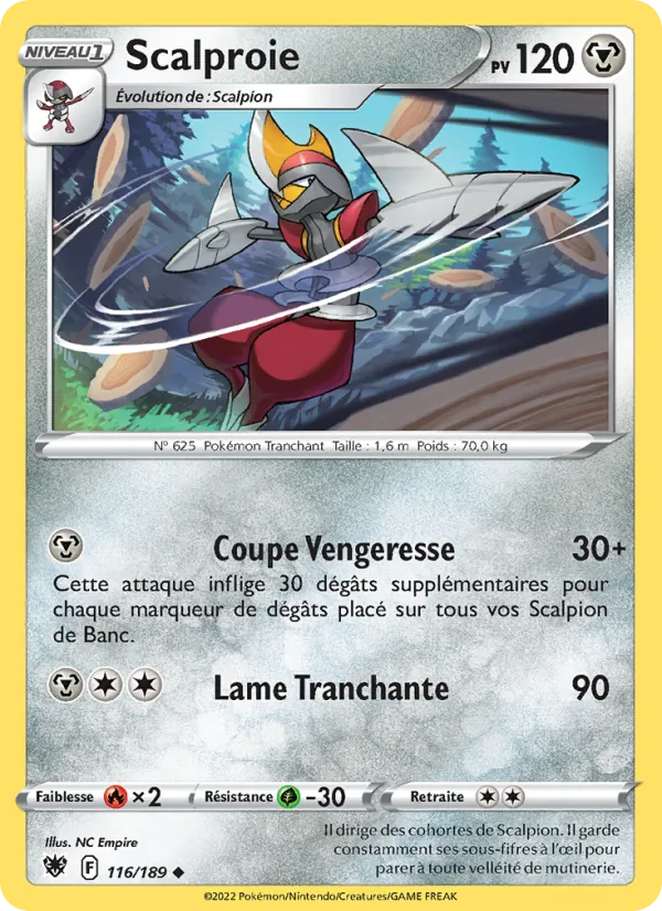 Carte Scalproie 116/189 – Astres Radieux