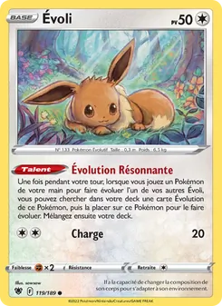 Carte Évoli 119/189 – Astres Radieux