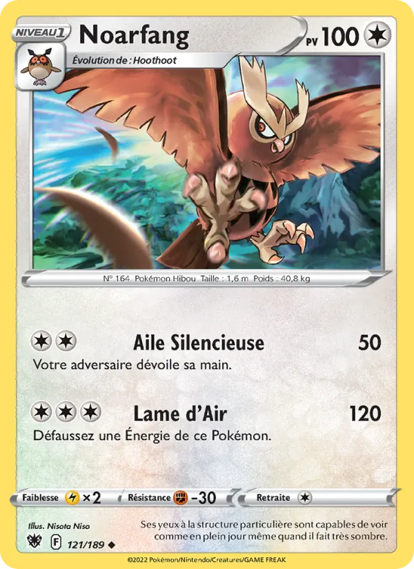 Carte Noarfang 121/189 – Astres Radieux