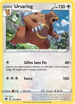 Carte Ursaring 123/189 – Astres Radieux