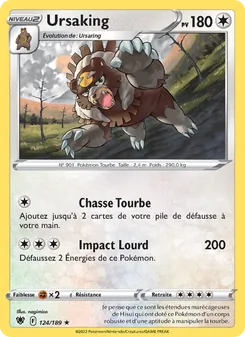 Carte Ursaking 124/189 – Astres Radieux