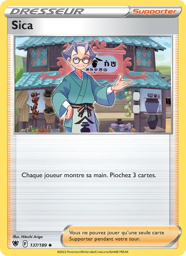 Carte Sica 137/189 – Astres Radieux