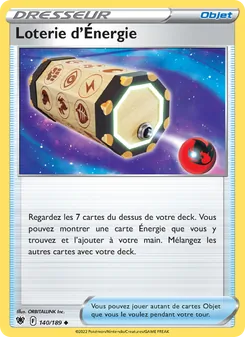 Carte Loterie d'Énergie 140/189 – Astres Radieux
