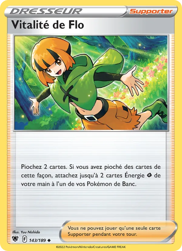 Carte Vitalité de Flo 143/189 – Astres Radieux