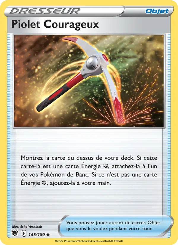 Carte Piolet Courageux 145/189 – Astres Radieux