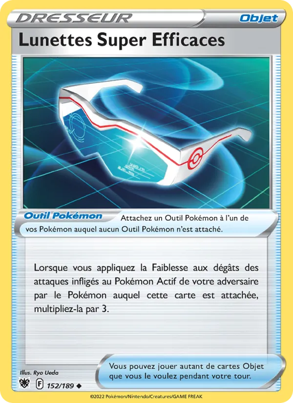 Carte Lunettes Super Efficaces 152/189 – Astres Radieux
